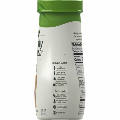 Marzetti Simply Dressed Blue Cheese Dressing, 12 oz., Pack of 3 Perspective: left