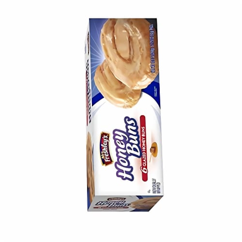 Mrs. Freshley's Glazed Honey Buns | 1.75 Oz | Pack of 18 Perspective: left