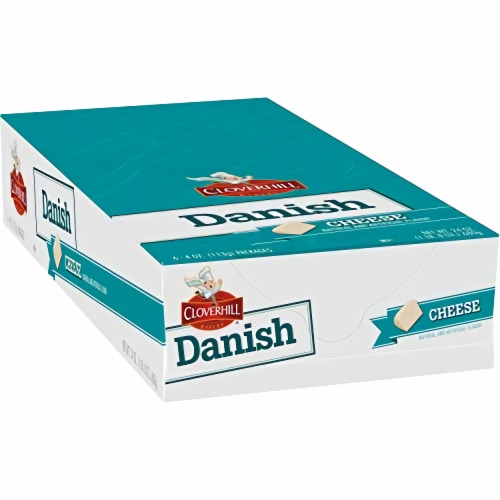 Cloverhill Round Cheese Danish Value Pack, Individually Packaged, Pack of 12 Perspective: left