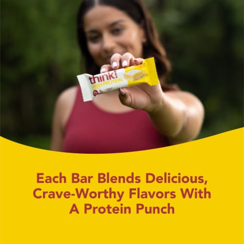 Think! Lemon Delight High Protein Bar Perspective: left