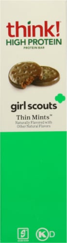 Think!® High Protein Girl Scout Thin Mint Perspective: left
