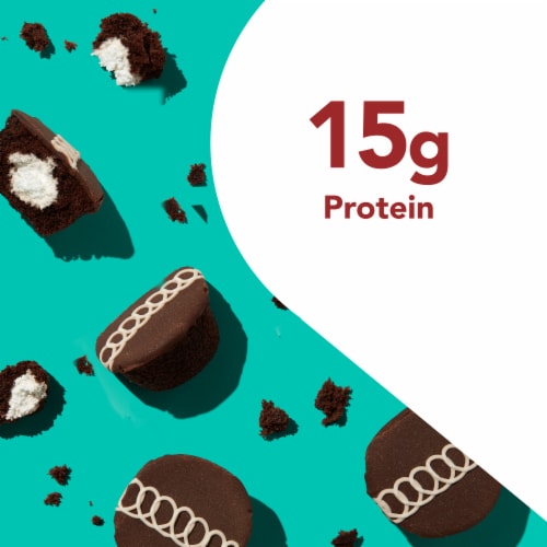think! Chocolate & Creme Cupcake High Protein Bar Perspective: left