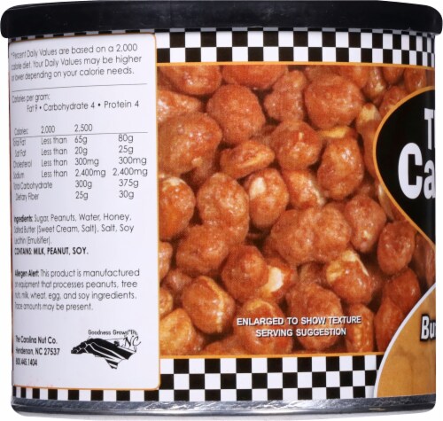 The Carolina Nut Company 12 oz Butter Toffee Peanuts Perspective: left