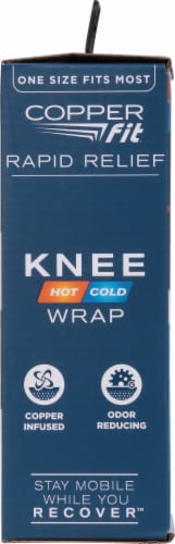 Copper Fit™ Rapid Relief Knee Brace Perspective: left