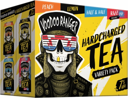 New Belgium Voodoo Ranger Hardcharged Tea Variety Pack I Hard Tea Perspective: left