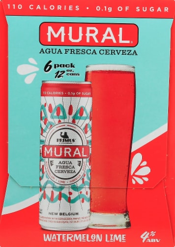 New Belgium Primus Mural Beer 6 Cans Perspective: left