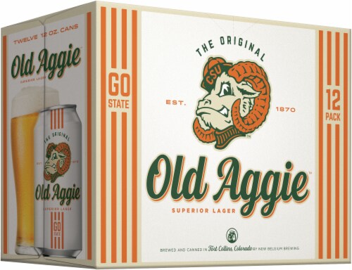 New Belgium Old Aggie Superior Lager Craft Beer Perspective: left