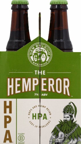 New Belgium The Hemperor HPA Beer Perspective: left