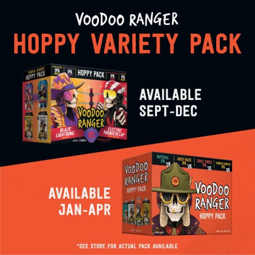 Voodoo Ranger Hoppy Variety Pack Perspective: left