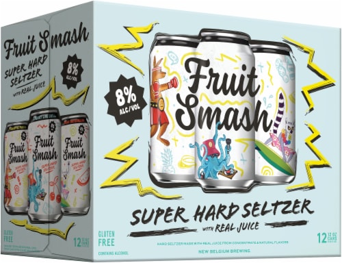 New Belgium Fruit Smash Super Hard Seltzer Variety Pack