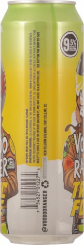 New Belgium Voodoo Ranger Tropic Force Tropical IPA Craft Beer Single Can Perspective: left