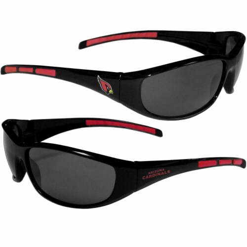 Arizona Cardinals Wrap Sunglass and Bag Set Perspective: left