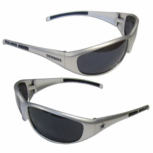 Dallas Cowboys Wrap Sunglass and Bag Set Perspective: left