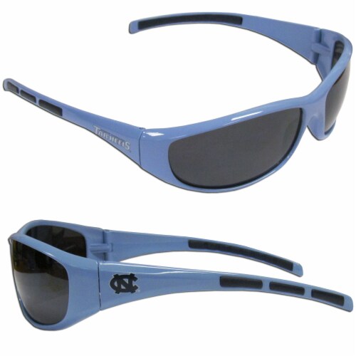 North Carolina Tar Heels Wrap Sunglasses and Bag Set Perspective: left