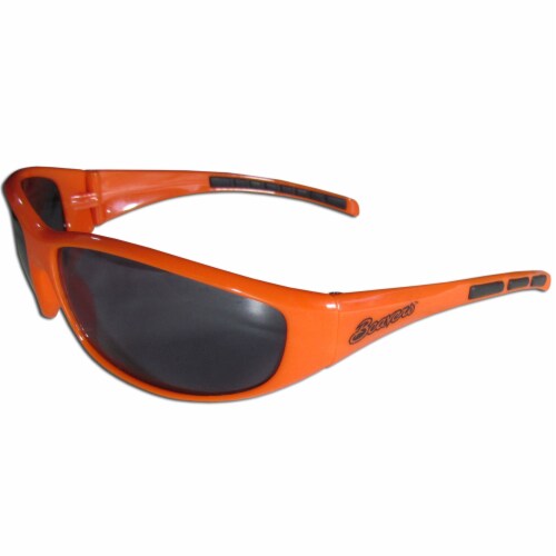 Oregon State Beavers Wrap Sunglasses and Bag Set Perspective: left