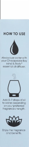 Chesapeake Bay Calmness Geranium Vetiver & Grapefruit Essential Oil Perspective: left