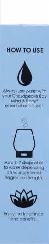 Chesapeake Bay Relax Lavender Rosemary & Sage Essential Oil Perspective: left