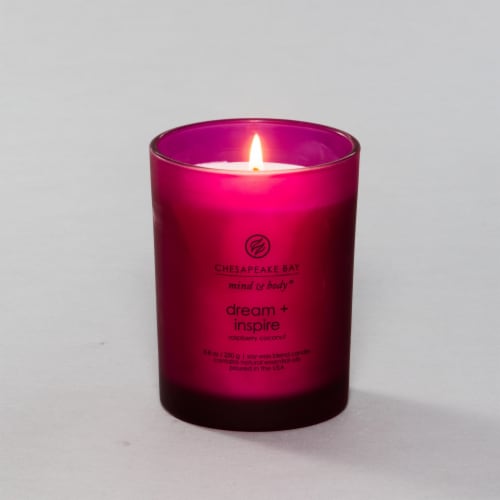 Chesapeake Bay Mind & Body® Jar Candle Dream + Inspire Perspective: left