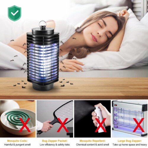 Electric Bug Zapper Uv Light Flying Zapper Insect Killer Lamps Pest Mosquito Fly Trap Catche 1 unit Harris Teeter
