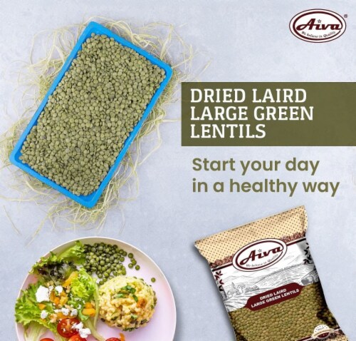 Aiva Laird Large Green Lentils 4 lb Perspective: left