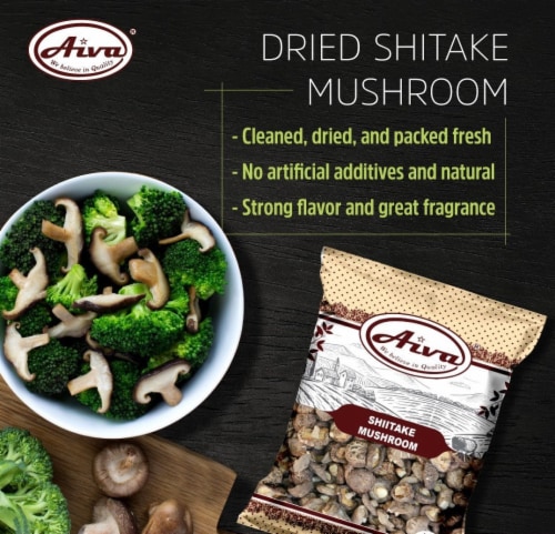 Aiva Dried Shiitake Mushroom 7 oz Perspective: left