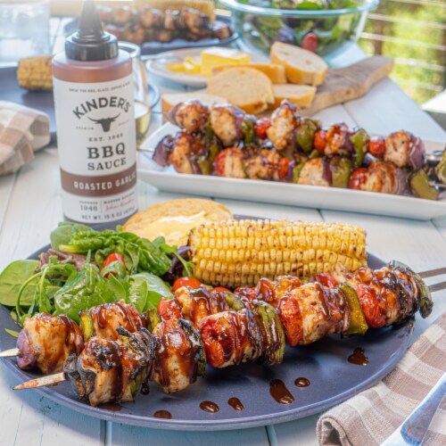 Kinder's® Roasted Garlic BBQ Sauce Perspective: left