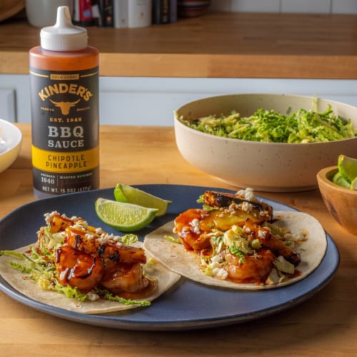 Kinder's® Chipotle Pineapple BBQ Sauce Perspective: left