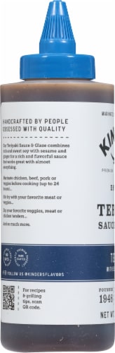 Kinder's® Teriyaki Sauce Glaze & Marinade Perspective: left
