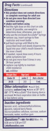 Little Remedies Infant Pain Reliever Mixed Berry Liquid Perspective: left