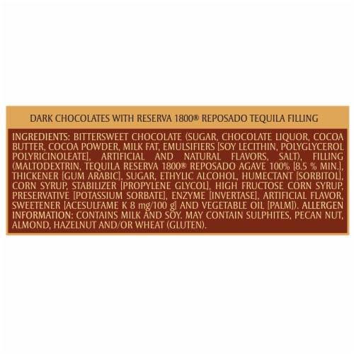 Turin Tequila 1800 Chocolates Perspective: left