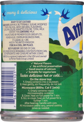 Ambrosia Devon Custard Tin Perspective: left