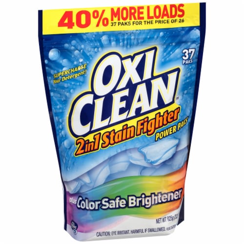 Oxi Clean 2 in 1 Stain Fighter Power Packs Stain Remover Perspective: left