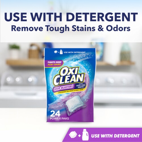 OxiClean Odor Blasters Odor & Stain Remover Power Paks Perspective: left