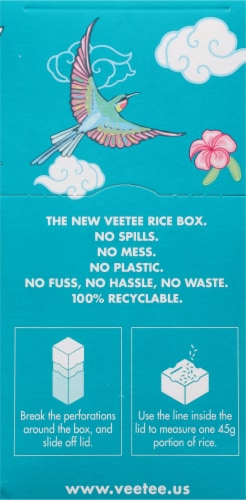 Veetee Thai Hom Mali Jasmine Rice Perspective: left
