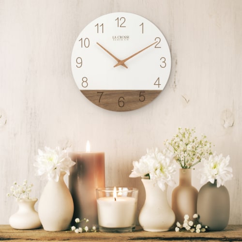 La Crosse Clock Co. 14 In. Silas Indoor/Outdoor Wall Clock