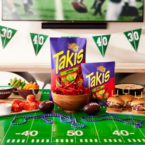 Takis Nitro Habanero & Lime Rolled Tortilla Chips Perspective: left