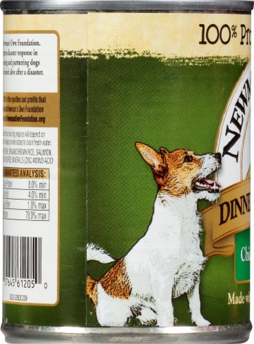 Newman's Own Chicken Formula Dog Food Perspective: left