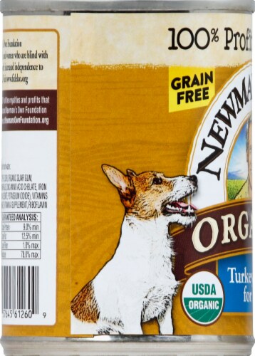 Newman s Own Organic Grain Free Turkey Dinner for Dogs Wet Dog Food 12.7 oz Harris Teeter