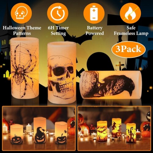 Battery operated candle lamp with timer hotsell