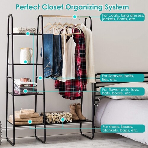 Metal clothes organizer best sale