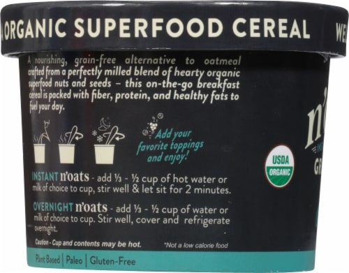 Wella N'oats Organic Superfoods Original Grain-Free Cereal Perspective: left