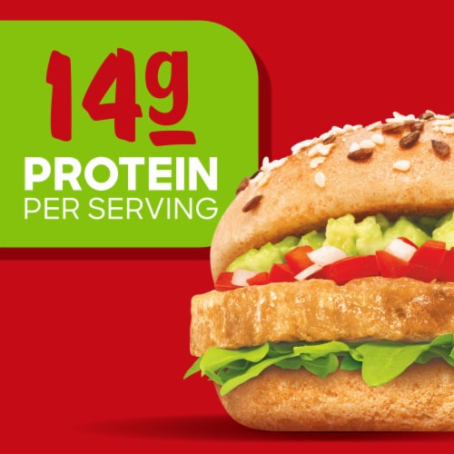 BOCA Original Vegan Veggie Burgers, Box Perspective: left