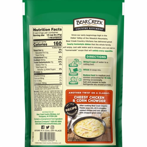 Bear Creek Country Kitchens Cheddar Potato Soup Mix Perspective: left