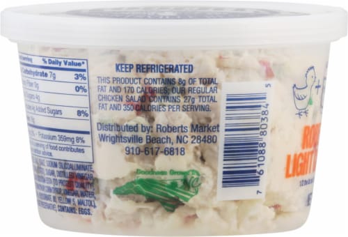 Roberts Famous Light Chicken Salad Perspective: left