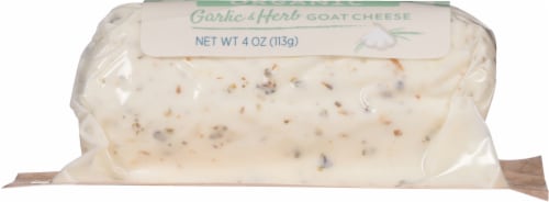 Montchevre® Organic Garlic & Herbs Goat Cheese Log Perspective: left