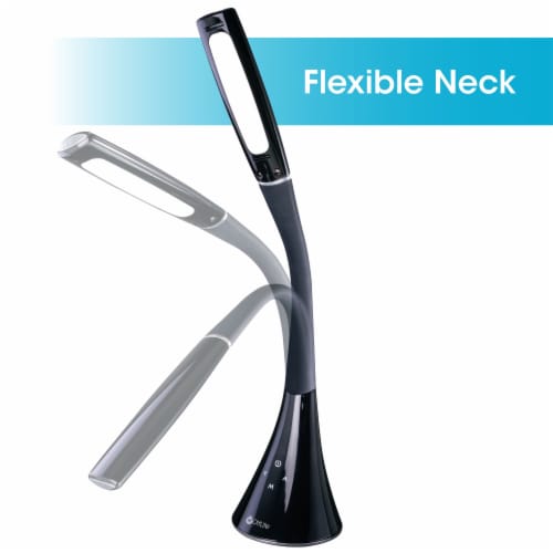 The OttLite Swerve LED Desk Lamp Perspective: left