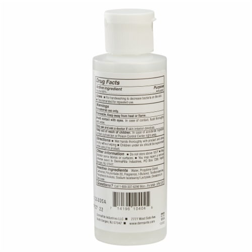 GelRite Ethyl Alcohol Scented Hand Sanitizer 4 oz. Bottle 1 Ct Perspective: left