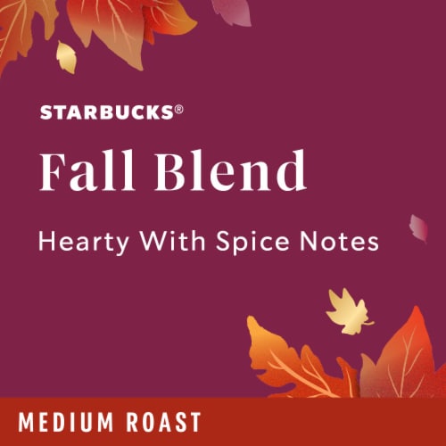Starbucks® Fall Blend Medium Roast K-Cup Coffee Pods Perspective: left