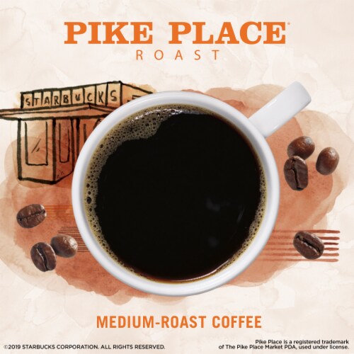 Starbucks Via Instant Pike Place Medium Roast Instant Coffee Packets Perspective: left