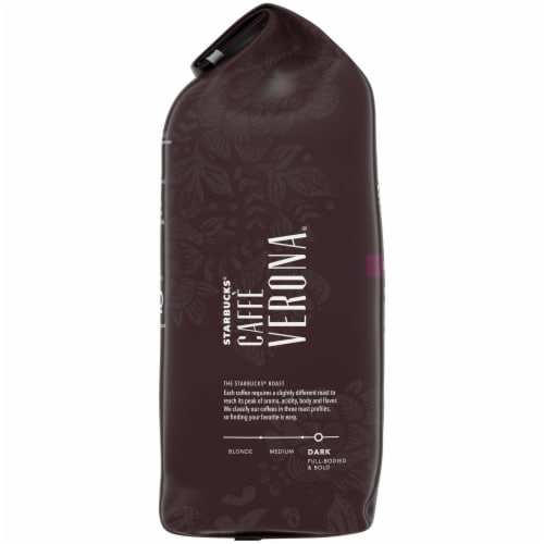 Starbucks® Caffé Verona® Dark Roast Whole Bean Coffee Perspective: left